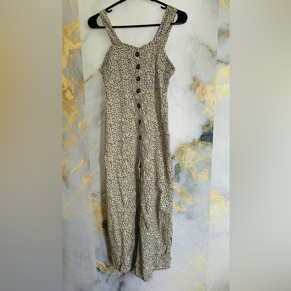 Cute Leopard Print Button-Down maxi Dress- Japna Brand